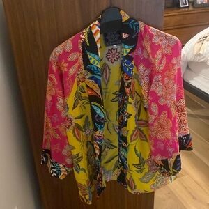 Kimono print top
